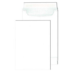 Securitex® Faltentaschen weiß 250x353x50 - B4