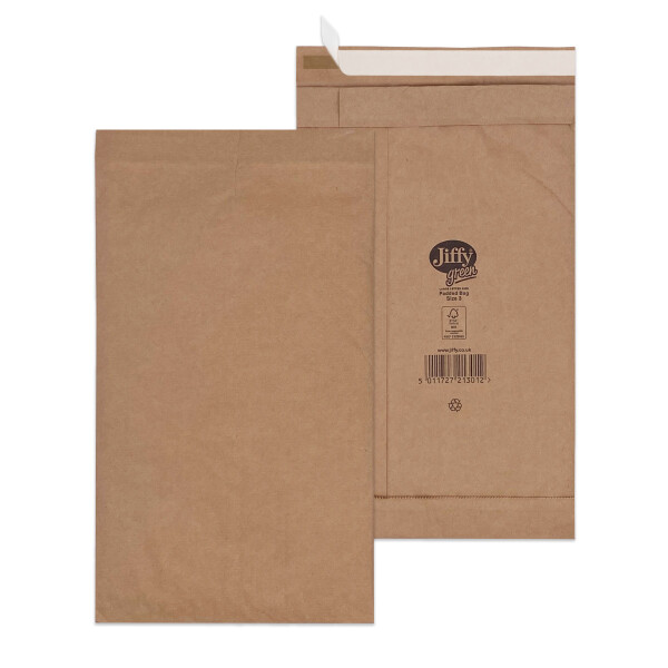 Jiffy® Papierpolstertaschen braun 210x343