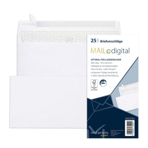 MAILdigital® Briefhüllen weiß 110x220 -...