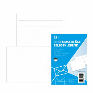 MAILmedia® Briefhülle weiß 114x162 - C6