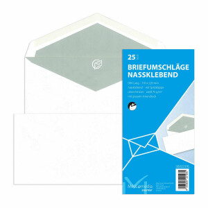 MAILmedia® Briefhüllen weiß 110x220 - DIN...