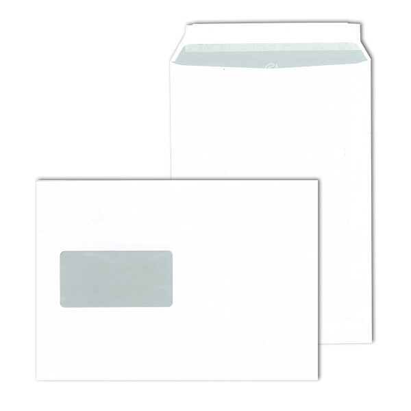 MAILmedia® Versandtaschen mit Fenster weiß 176x250 - B5