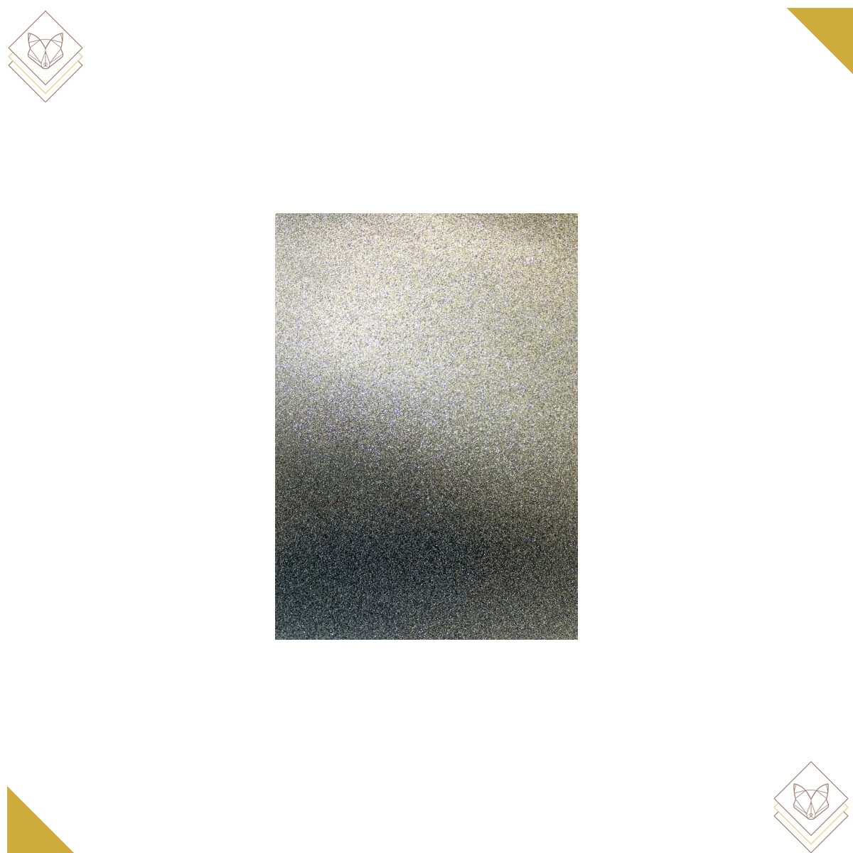 A4 Glitter Papier silber - Artoz - 504796-07