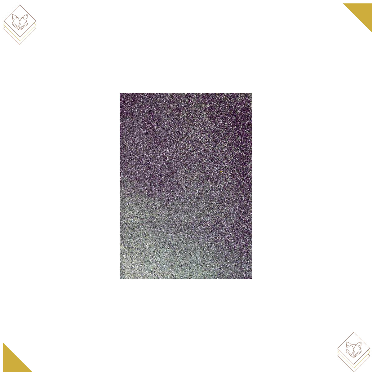 A4 Glitter Papier tannengrün - Artoz - 504796-14