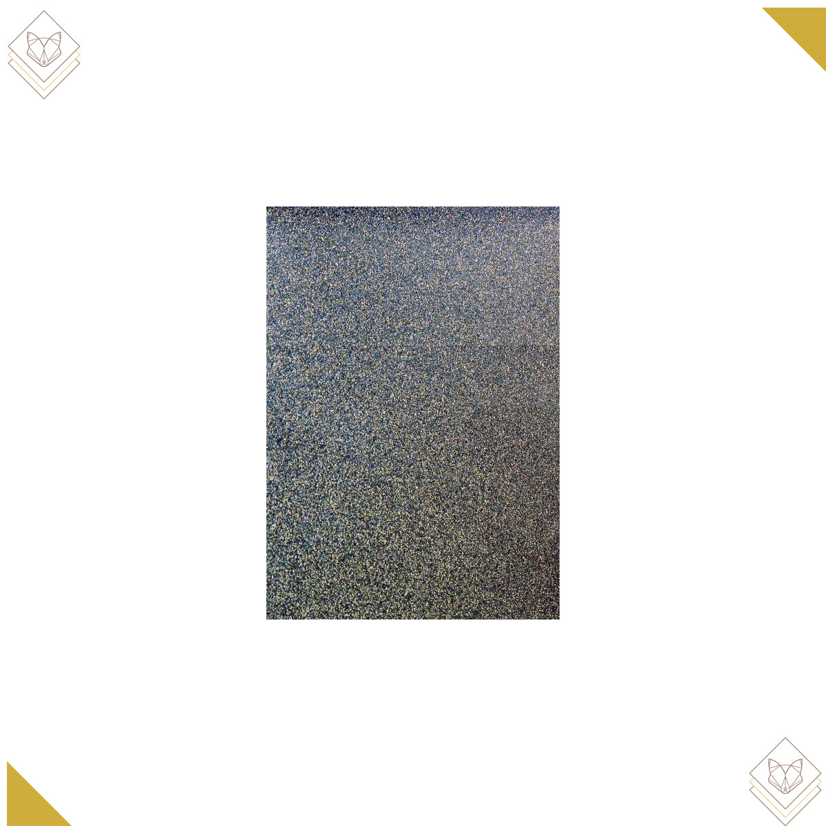 A4 Glitter Papier hellblau - Artoz - 504796-17