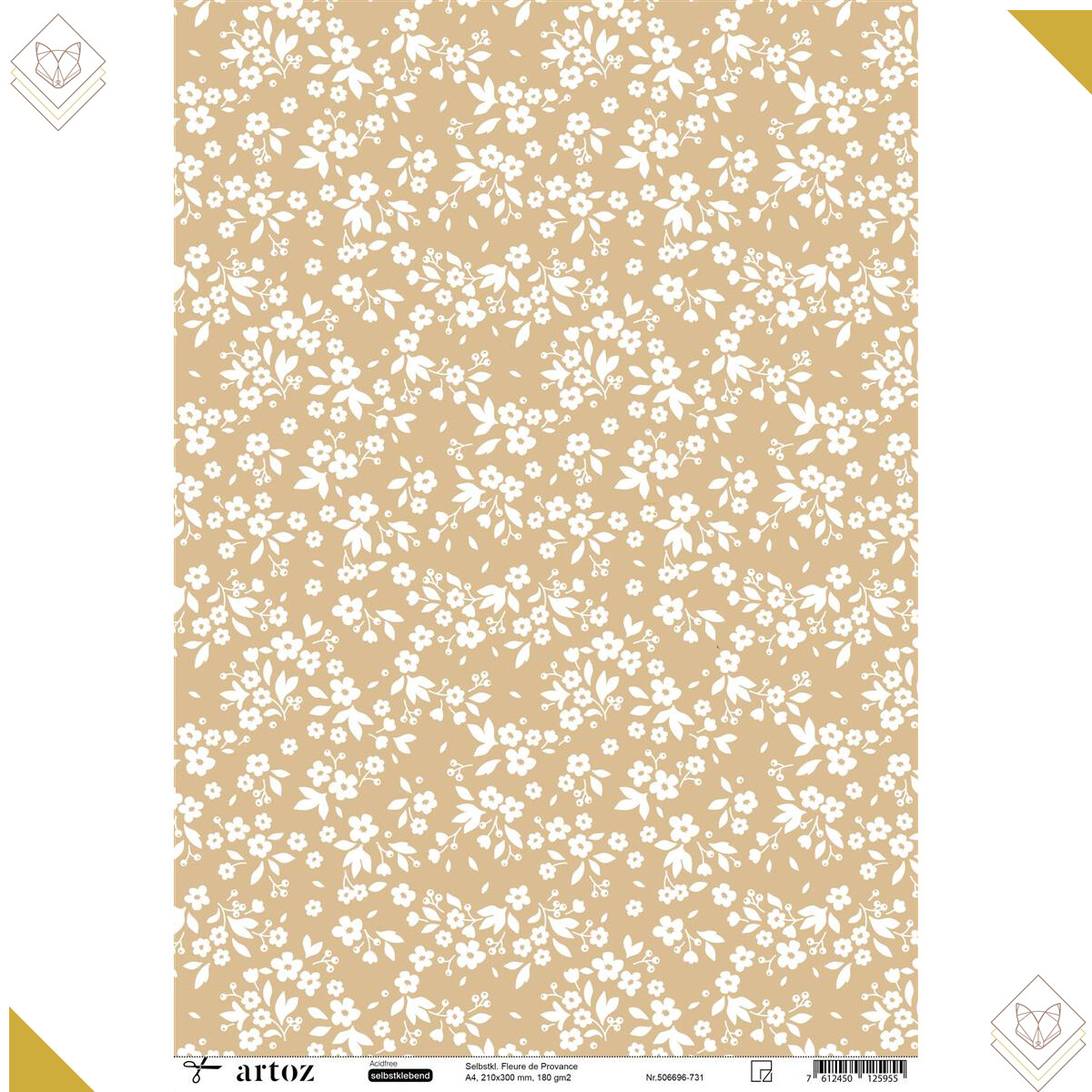 A4 Kreativpapier: Blumen (Fleure de Provence),...