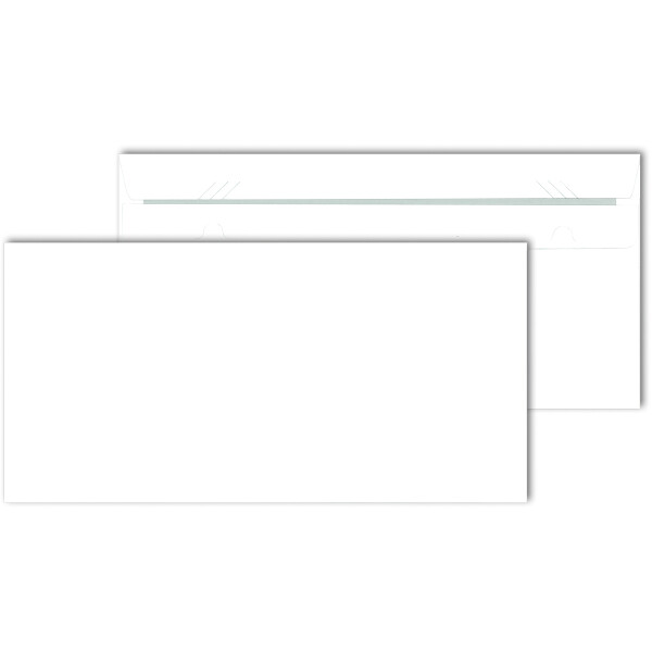 MAILmedia® Briefhüllen weiß 110x220 - DIN Lang