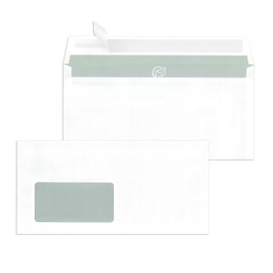 MAILmedia® Briefhüllen mit Fenster weiß...