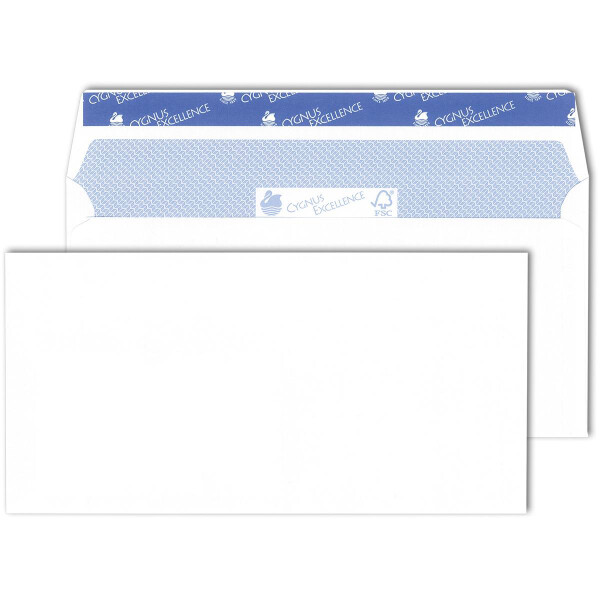 Cygnus Excellence® Briefhüllen weiß 110x220 - DIN Lang