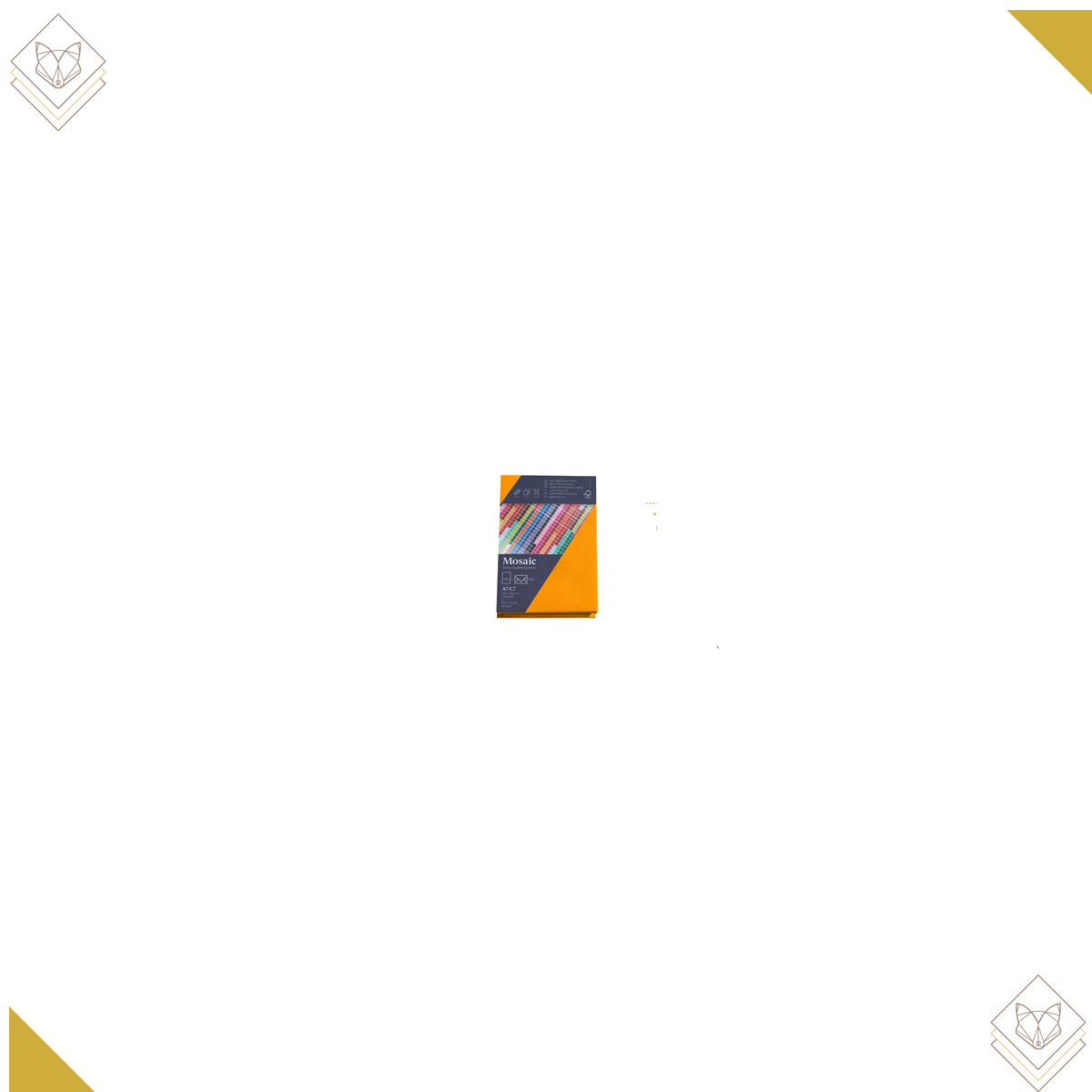 200/90gm - Mosaic Pkg A7/C7 papaya - Artoz - 941301-227