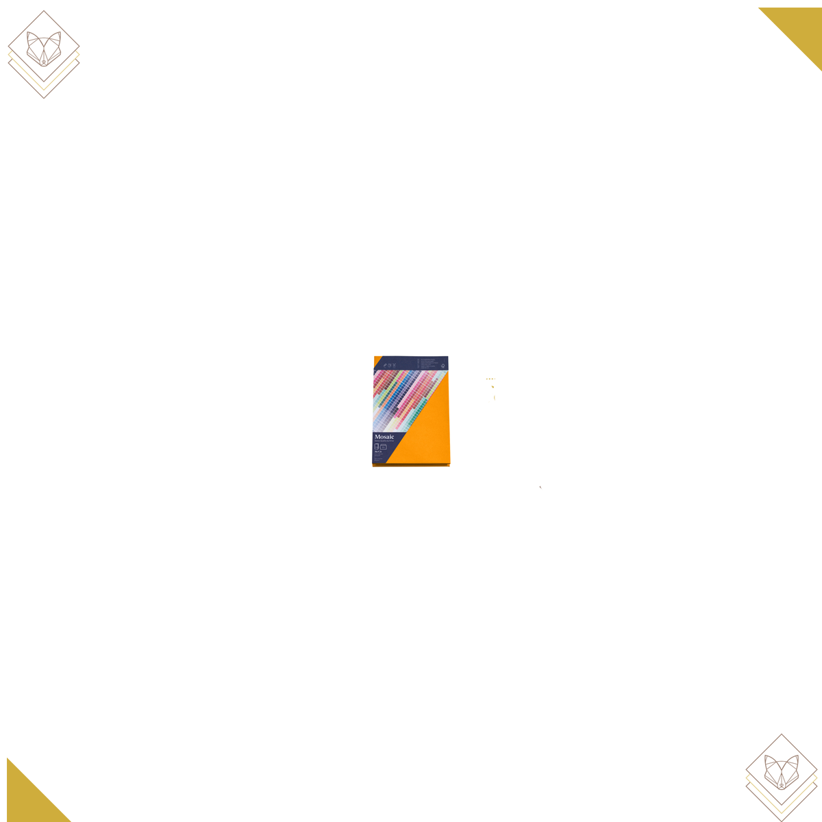 200/90gm - Mosaic Pkg A6/C6 papaya - Artoz - 943201-227