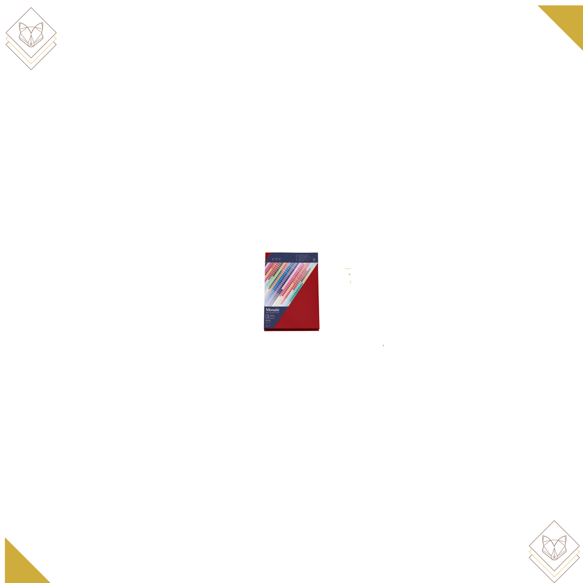 200/90gm - Mosaic Pkg A6/C6 feuerrot - Artoz - 943201-587