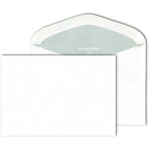 Kuvermatic® Kuvertierhüllen weiß 125x176 - B6