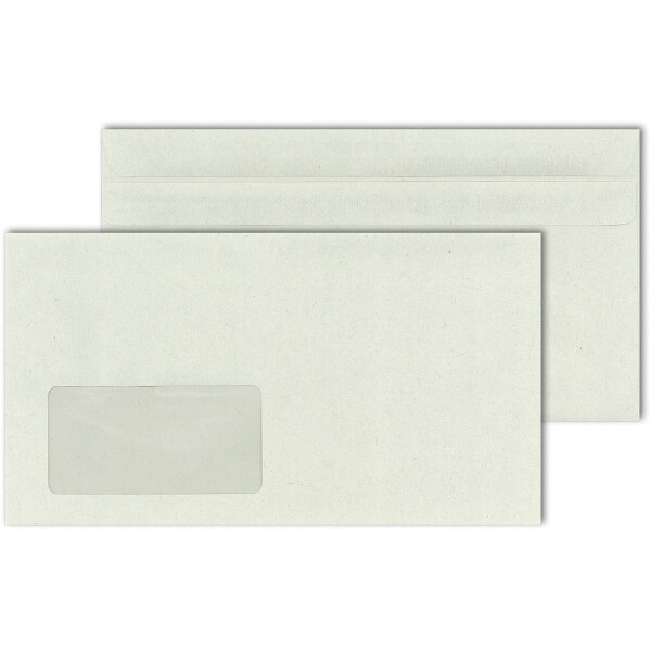 MAILmedia® Briefhüllen mit Fenster grau 125x229