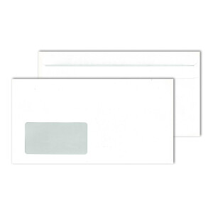 MAILmedia® Briefhüllen mit Fenster weiß...