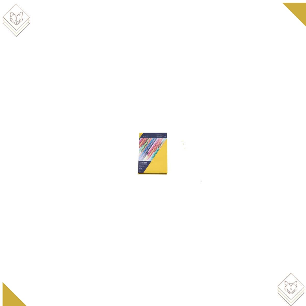 200/90gm - Mosaic Pkg B6/B6 gelb - Artoz - 943601-226