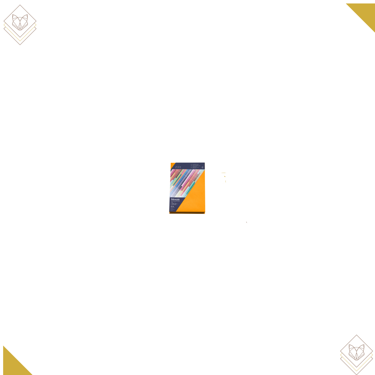 200/90gm - Mosaic Pkg B6/B6 papaya - Artoz - 943601-227