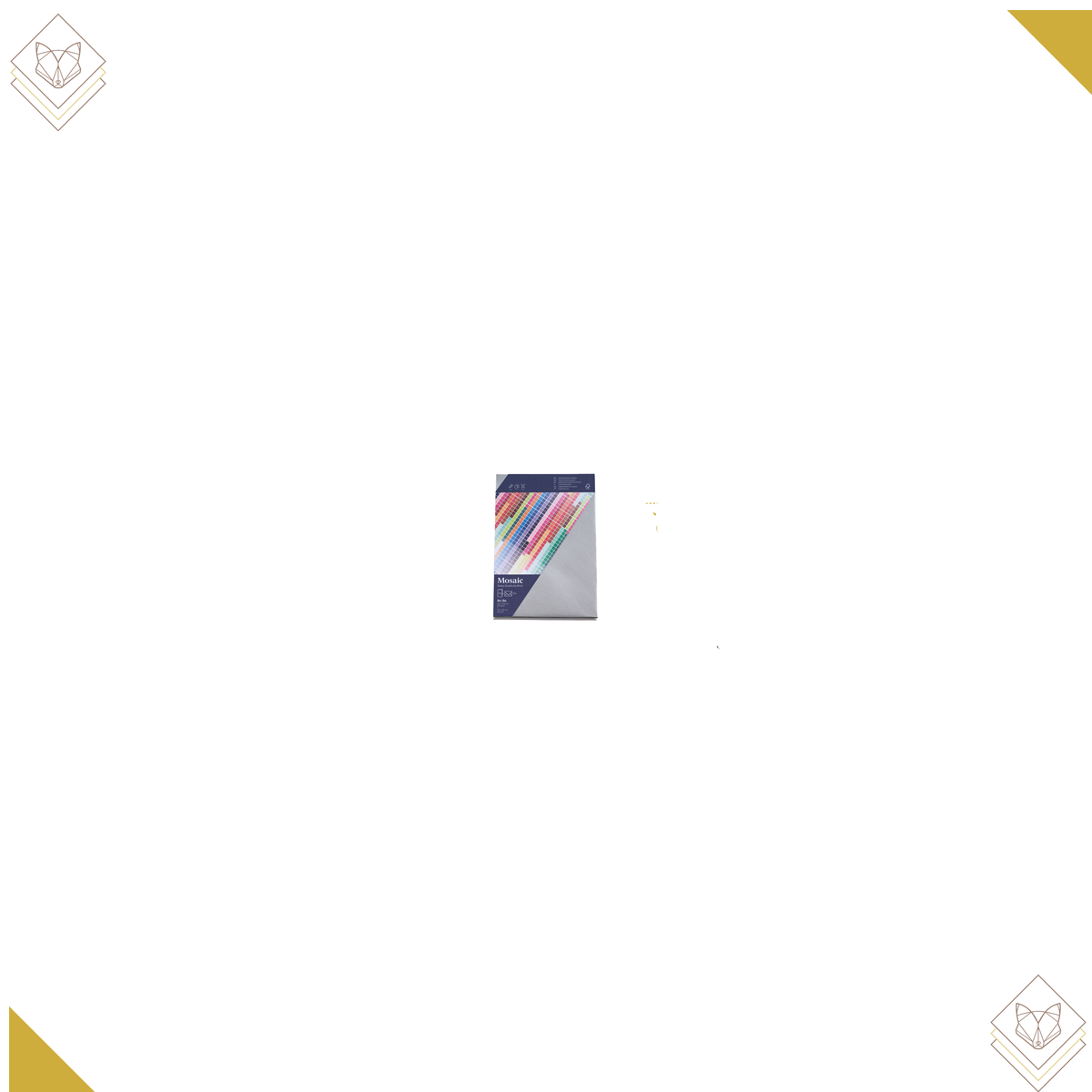 200/90gm - Mosaic Pkg B6/B6 silber - Artoz - 943601-849