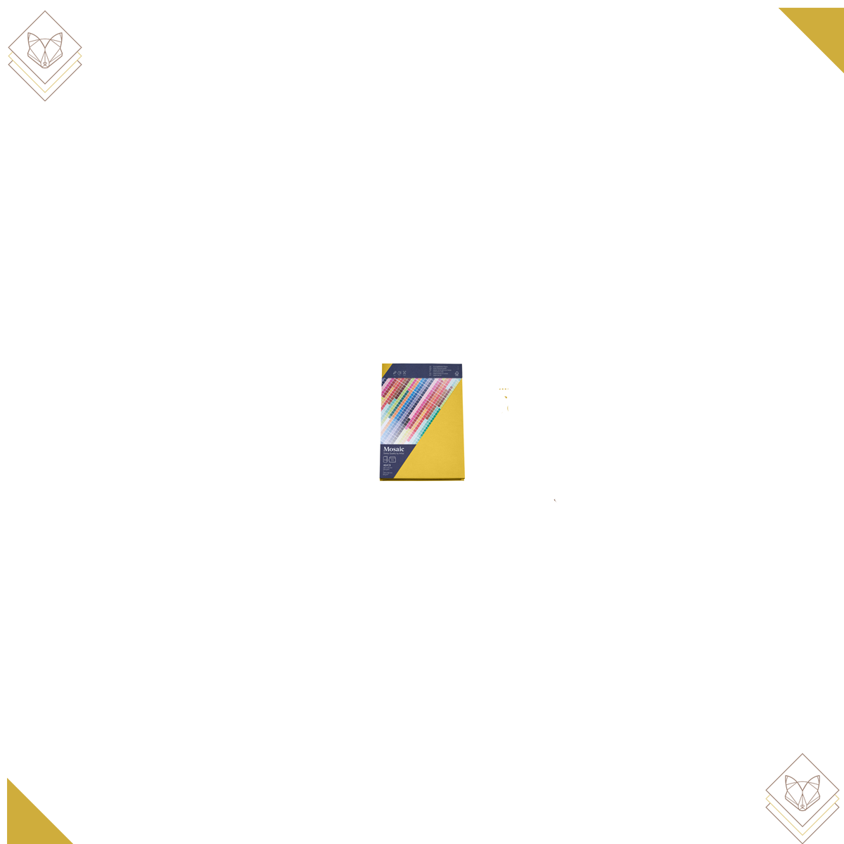 200/90gm - Mosaic Pkg A5/C5 gelb - Artoz - 943901-226