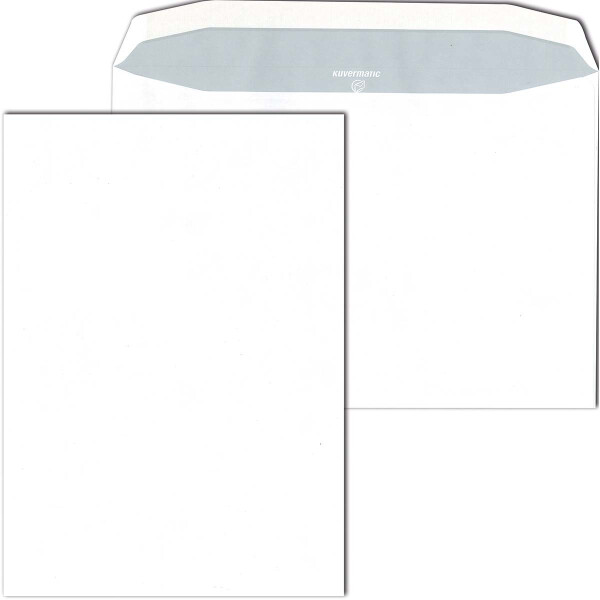 Kuvermatic® Kuvertierhüllen weiß 229x324 - C4
