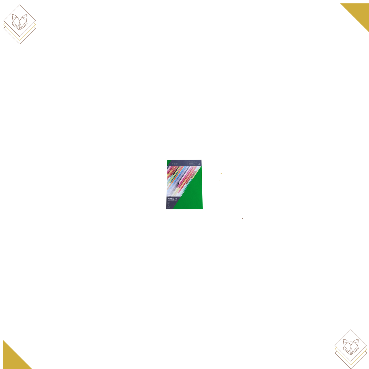 90gm - Mosaic 25 Bogen A4 apfelgrün - Artoz -...