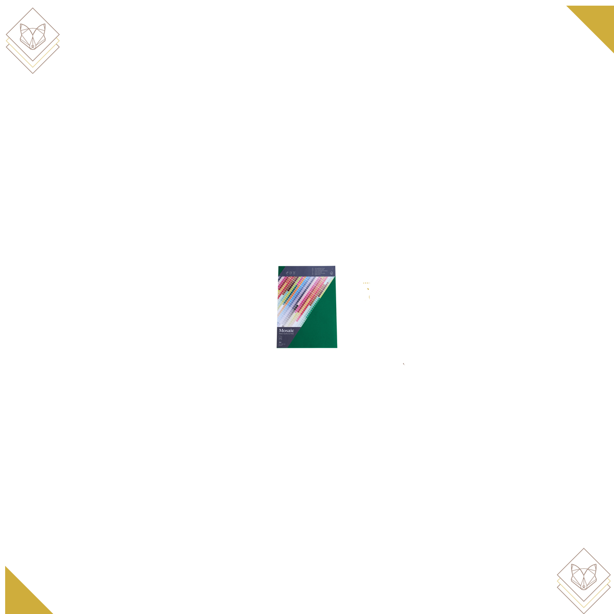 90gm - Mosaic 25 Bogen A4 tannengrün - Artoz -...