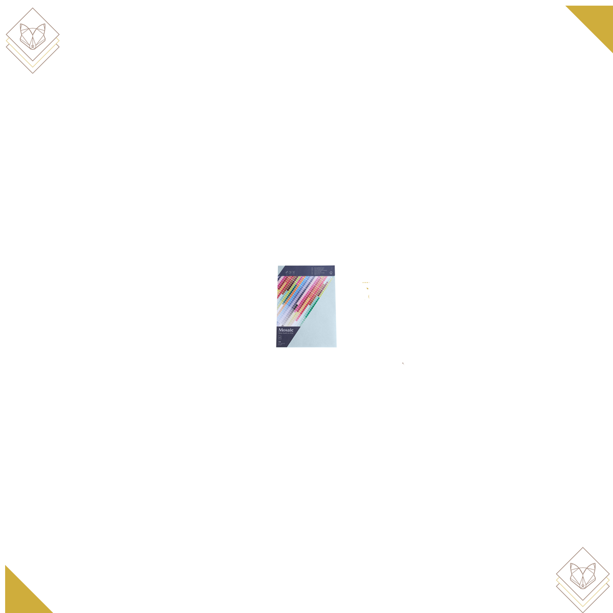 90gm - Mosaic 25 Bogen A4 hellblau - Artoz - 947925-411