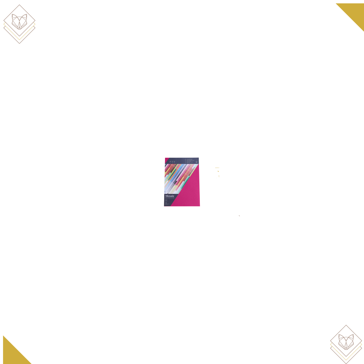 90gm - Mosaic 25 Bogen A4 fuchsia - Artoz - 947925-486