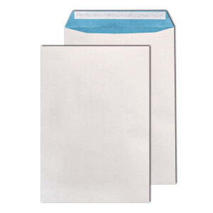 MAILmedia® Versandtaschen weiß/blau 250x353 - B4