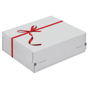 ColomPac® Exclusiv Geschenkbox weiß 378x298x130...