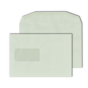 Kuvermatic® Kuvertierhüllen mit Fenster grau...