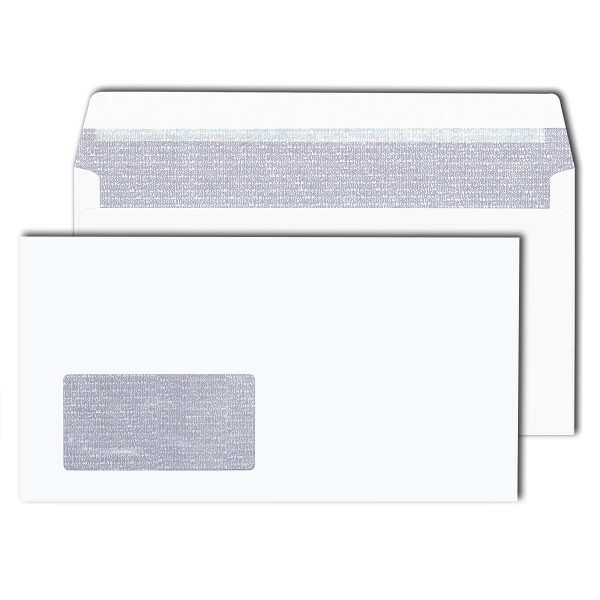 MAILmedia® Briefhüllen mit Fenster weiß 125x235