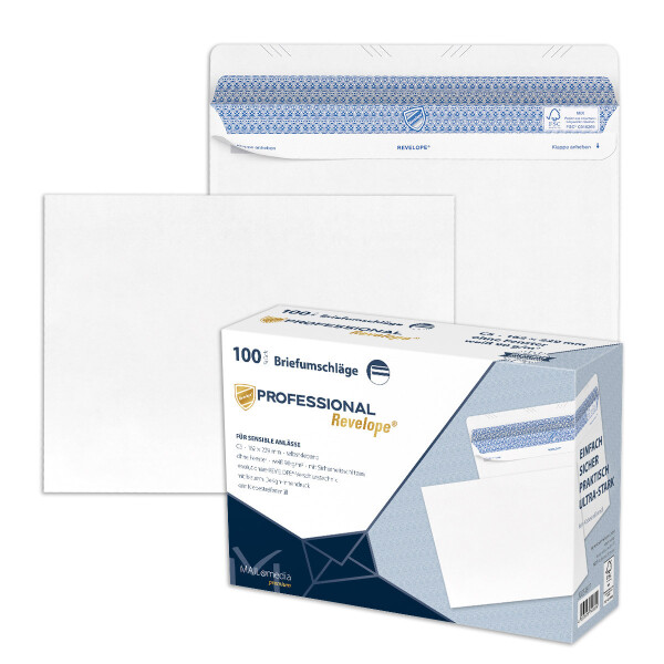Professional® Briefhüllen weiß 162x229 - C5