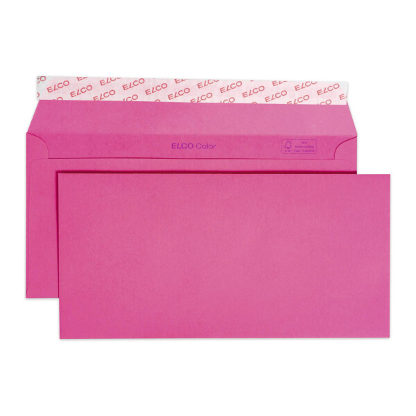 Color Box mit Deckel und 250 Kuverts, Haftklebeverschluss, C6-5_e-rot