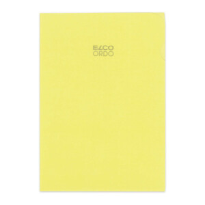 Ordo transparent Karton mit 100 Ordo transparent, A4_gelb