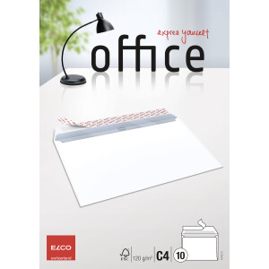 Office CelloZip mit 10 Kuverts, Haftklebeverschluss, C4