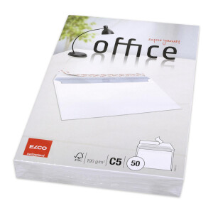 Office CelloZip mit 50 Kuverts, Haftklebeverschluss, C5