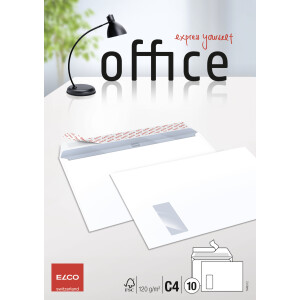 Office CelloZip mit 10 Kuverts, Haftklebeverschluss,...
