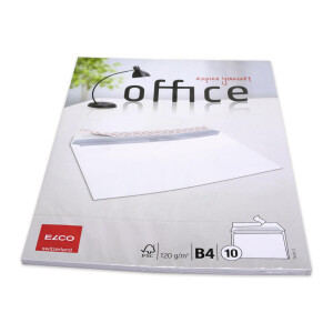 Office CelloZip mit 10 Kuverts, Haftklebeverschluss, B4