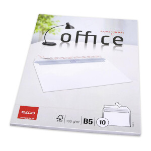 Office CelloZip mit 10 Kuverts, Haftklebeverschluss, B5