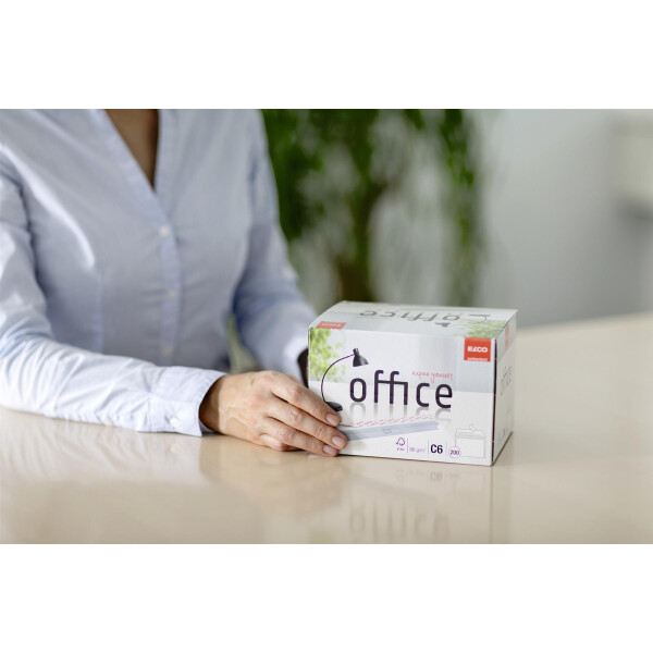 Office Shop-Box mit 200 Kuverts, Haftklebeverschluss, C6