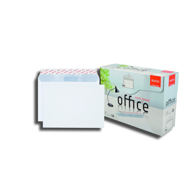 Office Shop-Box mit 100 Kuverts, Haftklebeverschluss, C5
