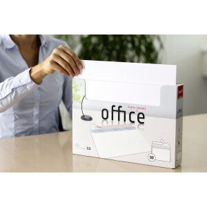 Office Shop-Box mit 50 Kuverts, Haftklebeverschluss, C4