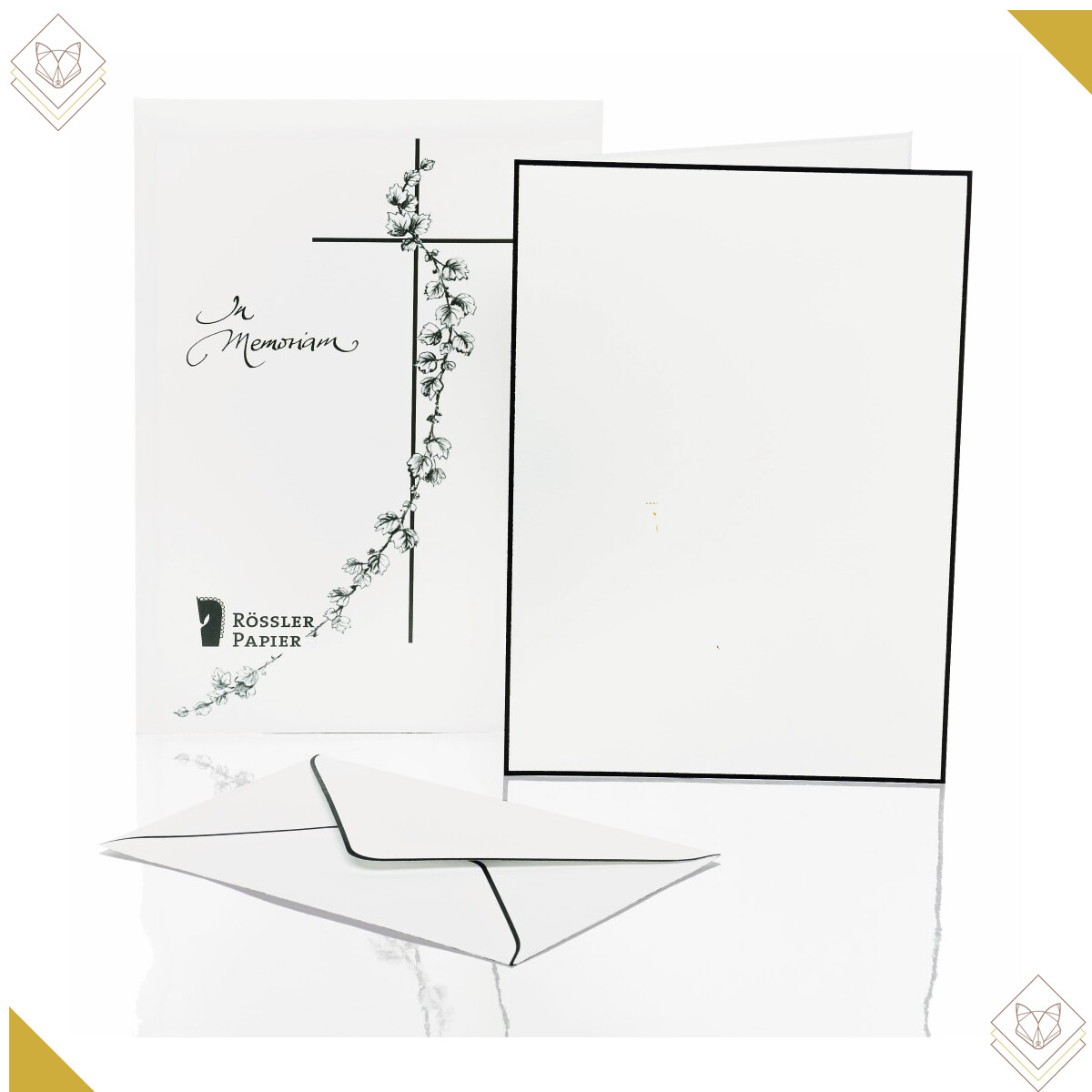 Trauerpost - Briefpapier-Set 5/5, DIN A5/C6, matt -...