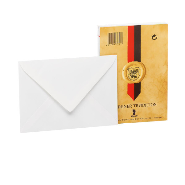 Dürener Tradition - Briefumschlagpack 25/DIN C6 m. Sf., glatt