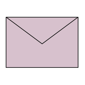 Paperado-Briefumschlag  C5, violet metallic