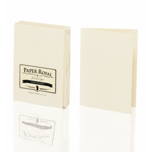 Paper Royal-Kartenpack 20/A6 Karten hd, cham.gerippt