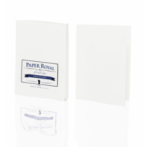 Paper Royal-Kartenpack 20/A6 Karten hd, weiß gerippt