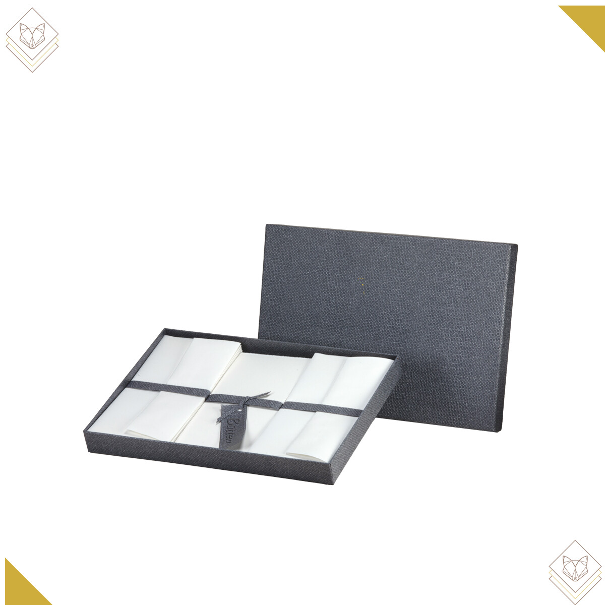 Bütten - Briefpapier-Box 10/5/15 A4/DL, weiß -...