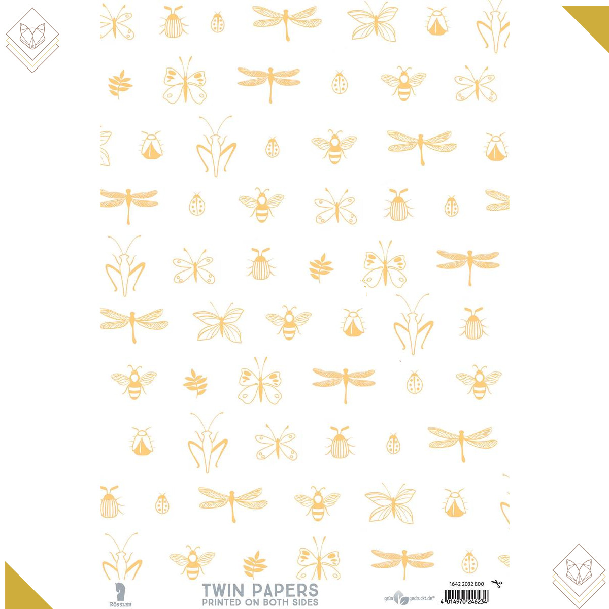 Twin Paper, Flying friends/Flying friends  ws-HF gold -...